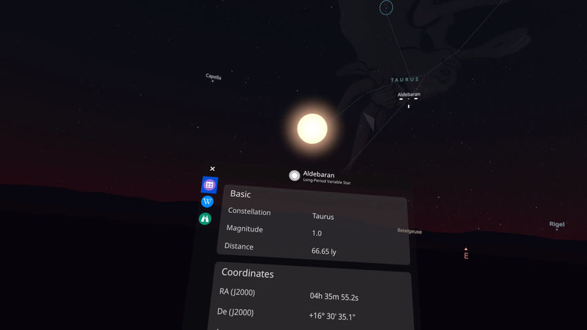 Stellarium VR