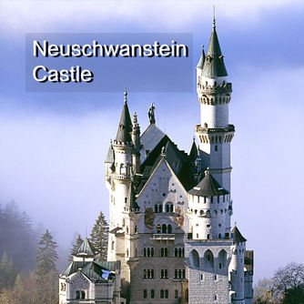 Neuschwanstein Castle Tour Germany - inside and outside - VR Travel