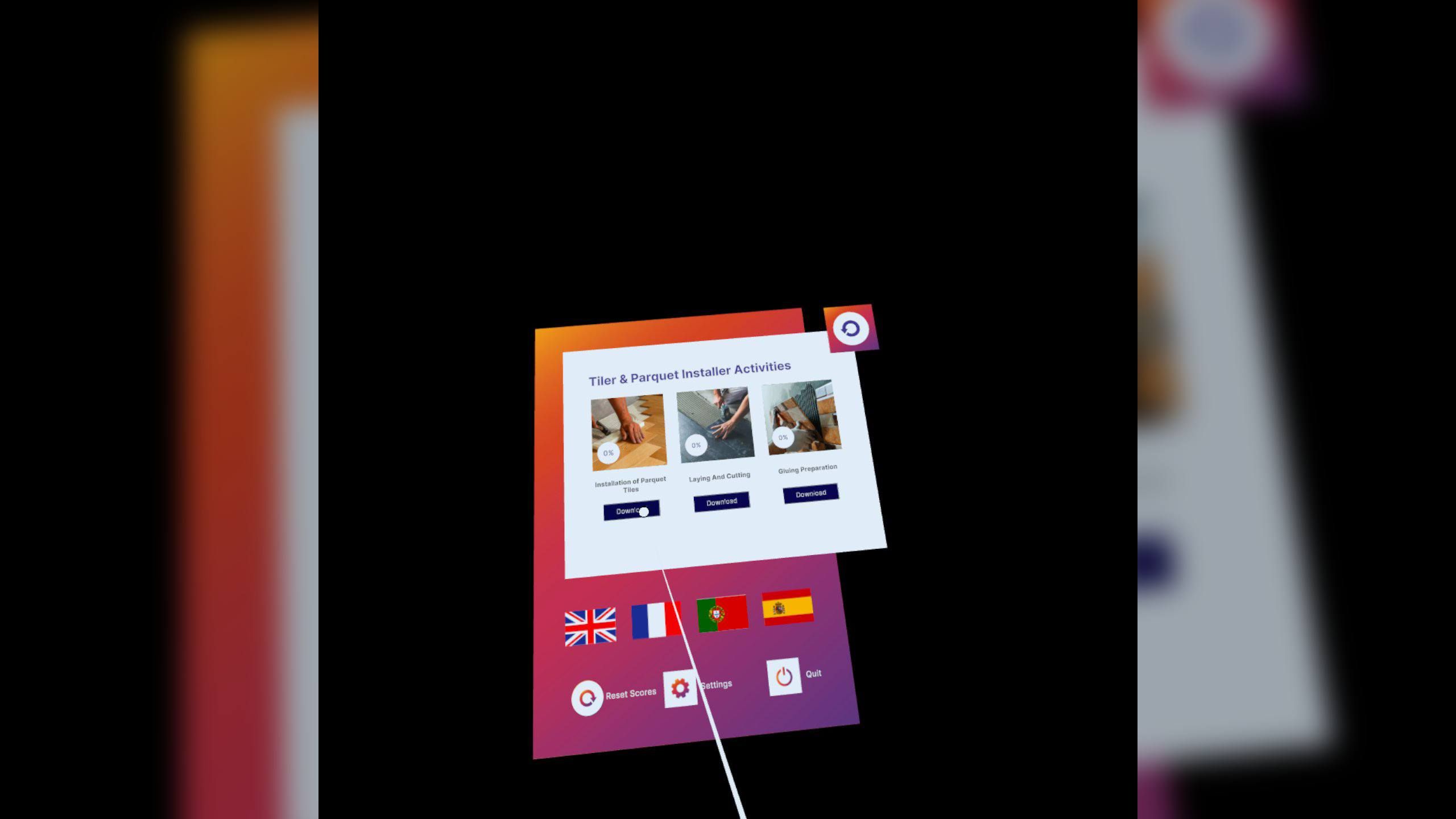 ViRTI - A virtual training environment on a construction site