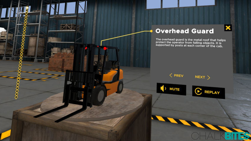 Enterprise Forklift OSHA Training Simulator