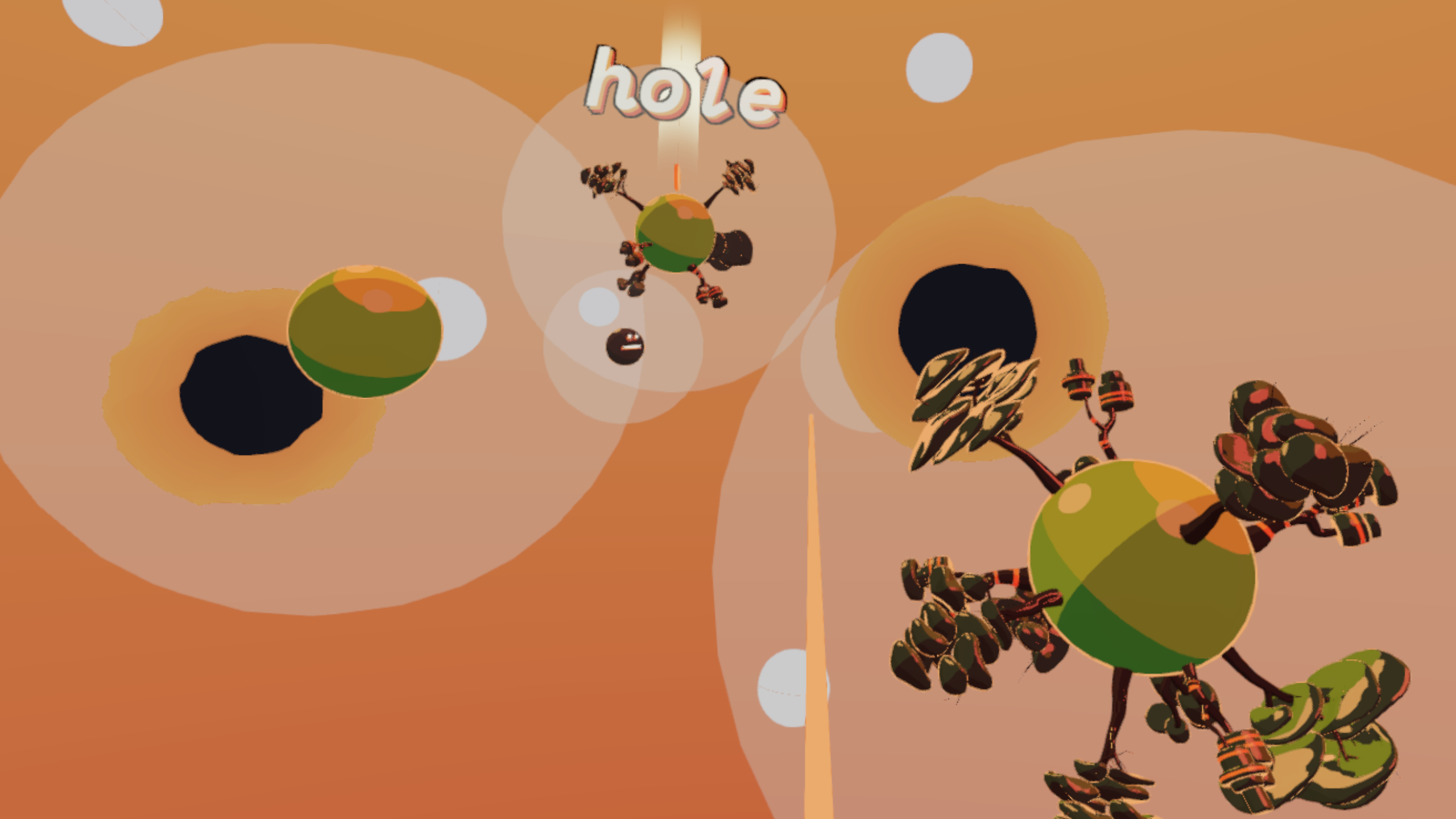 Generally Relative Space Golf